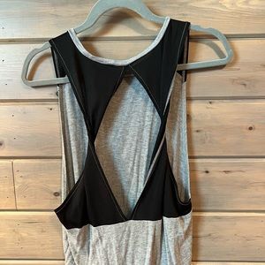 Open back workout tank